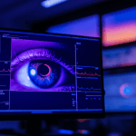 Augenarzt (refraktive Chirurgie) Auge Diagnose Bildschirm