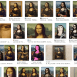 Mona Lisa als Beispiel für Visual Search von Vanessa Wurster