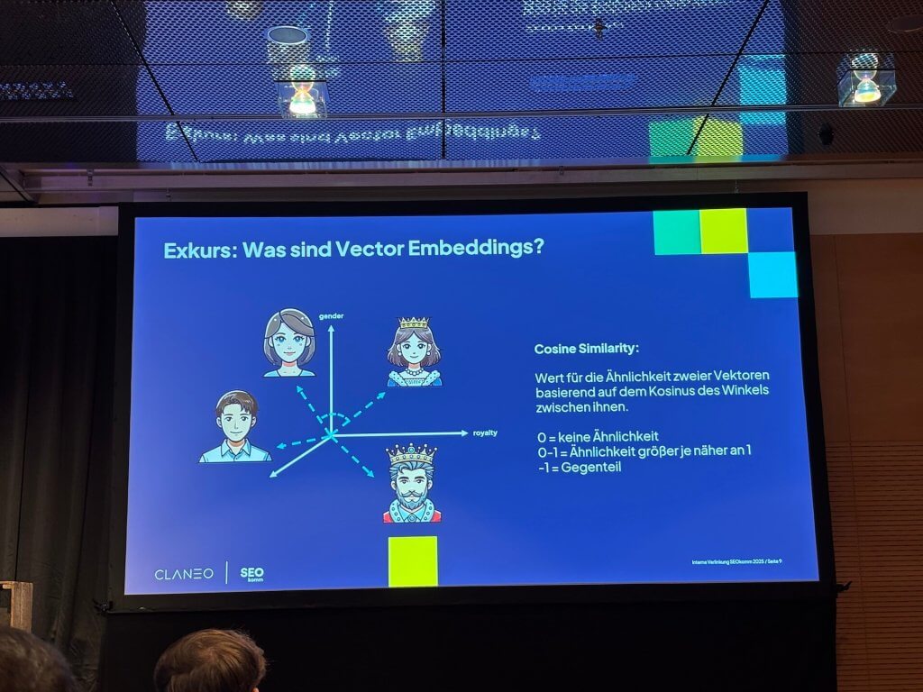 Vector embeddings in der internen Verlinkung