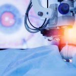 Augenlaser Gerät in Verwendung